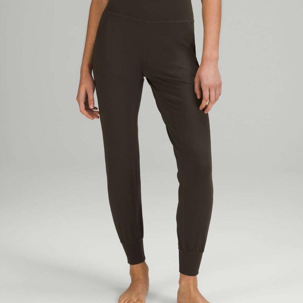 Lululemon Align High-Rise Jogger Cropped- Dark Olive Size 4, 23'' Inseam
